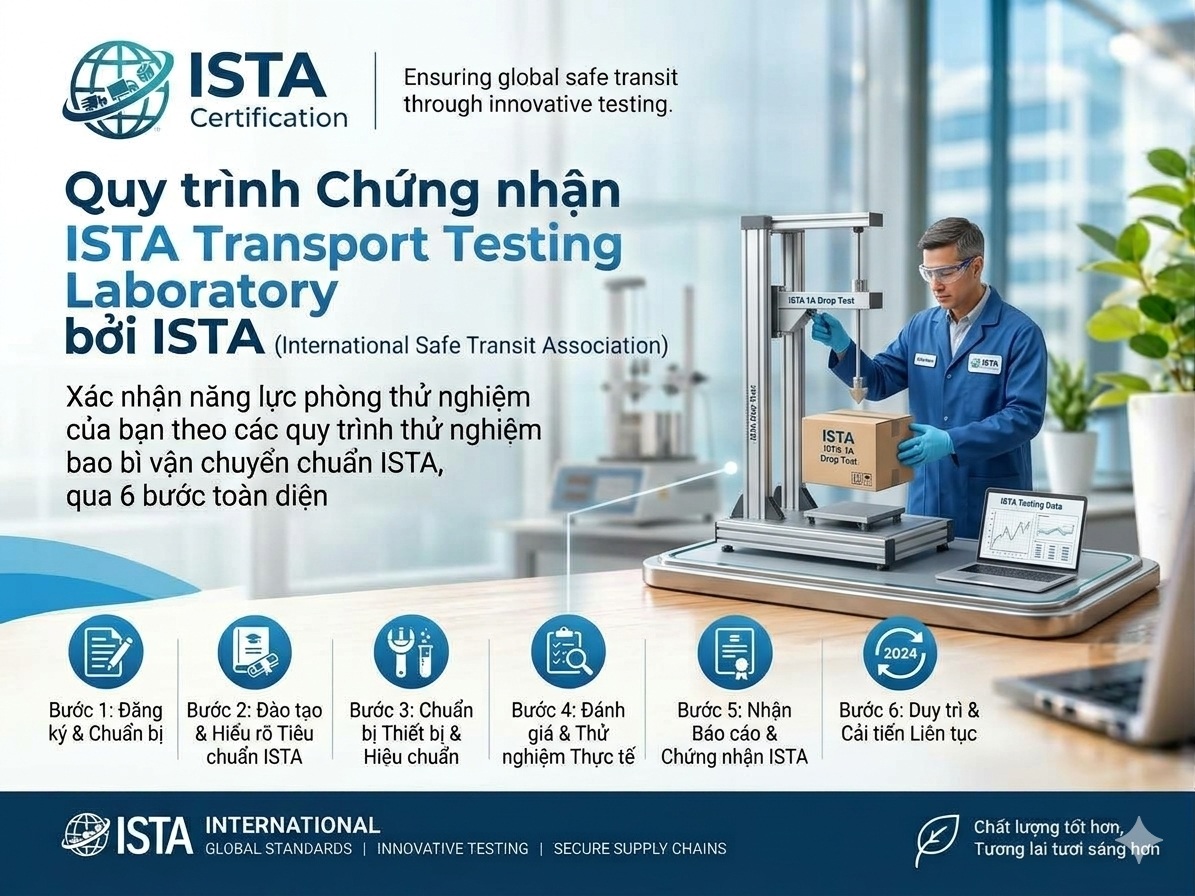 Chứng nhận ISTA Transport Testing Laboratory - Quy trình chứng nhận